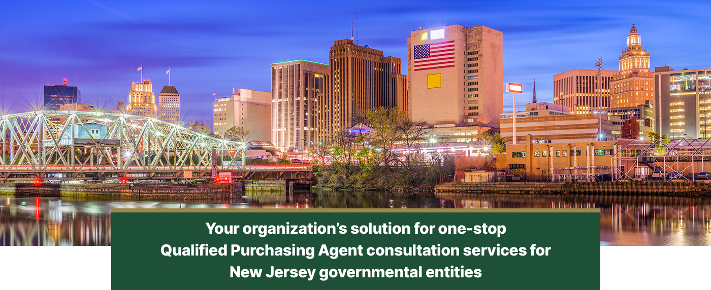 one-stop Qualified Purchasing Agent consultation services for New Jersey governmental entities